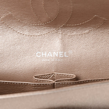 Chanel Metallic Lambskin Quilted Jumbo Double Flap Gold 6 of 17