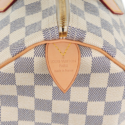 Louis Vuitton Damier Azur Speedy 30 6 of 7