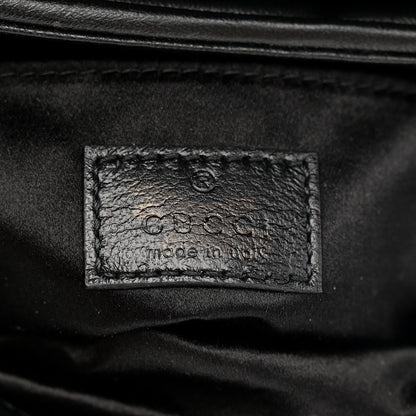 Gucci Nappa Vertical Matelasse Small Maxi Horsebit Chain Shoulder Bag Black 6 of 10