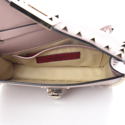 Valentino Garavani Vitello Rockstud Shoulder Flap Bag Poudre 5 of 9