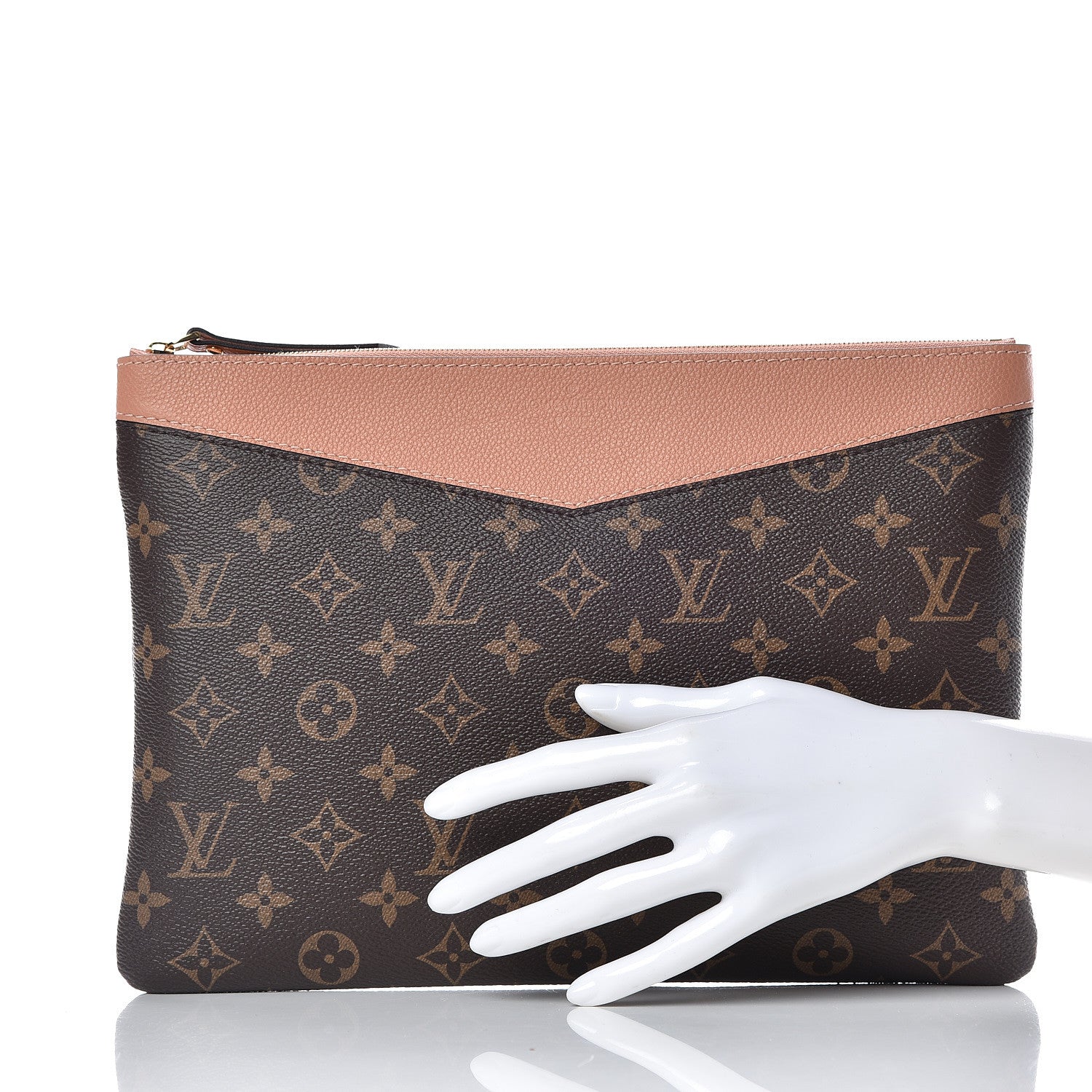 Louis Vuitton Monogram Daily Pouch Peach 2 of 9