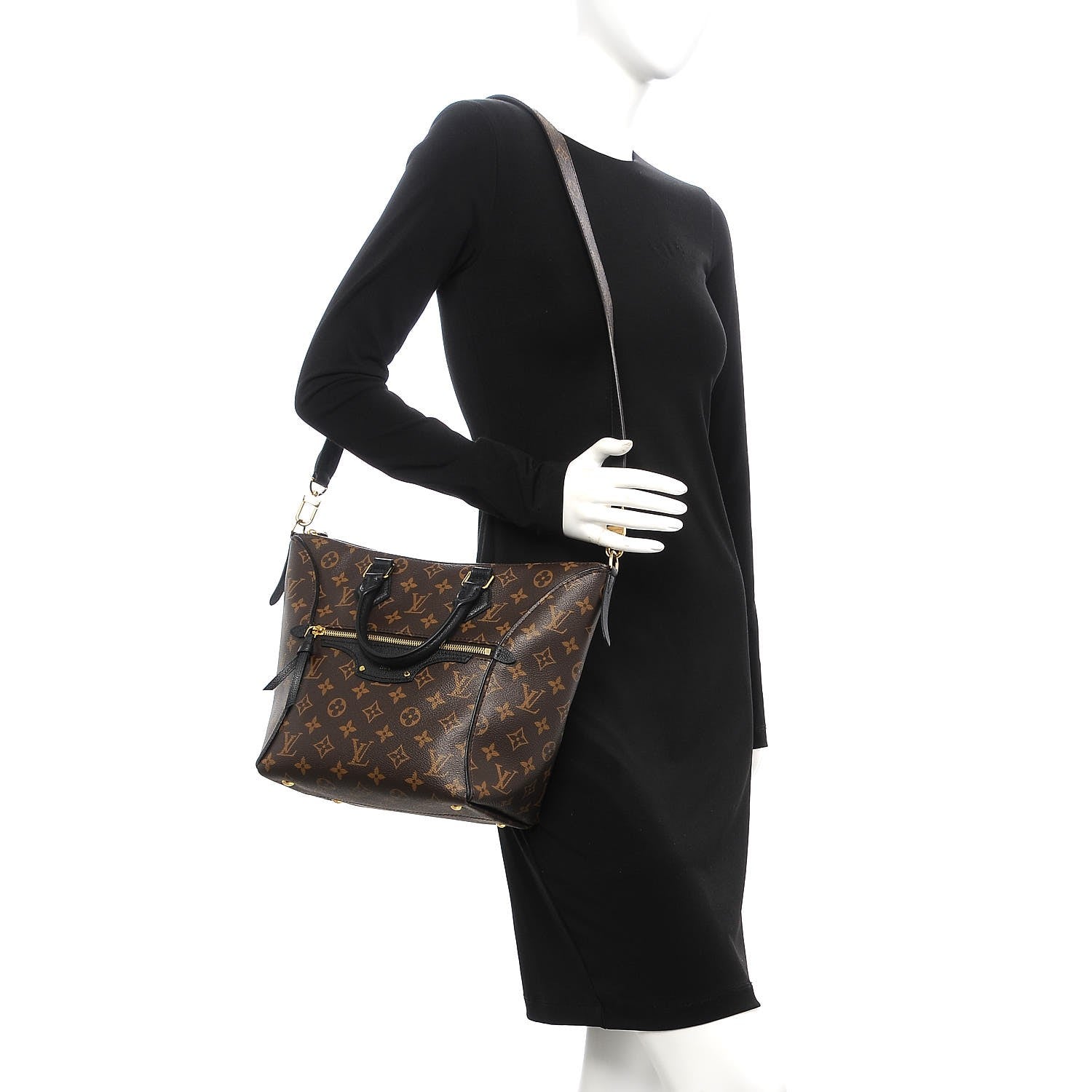 Louis Vuitton Monogram Tournelle PM Black 2 of 7