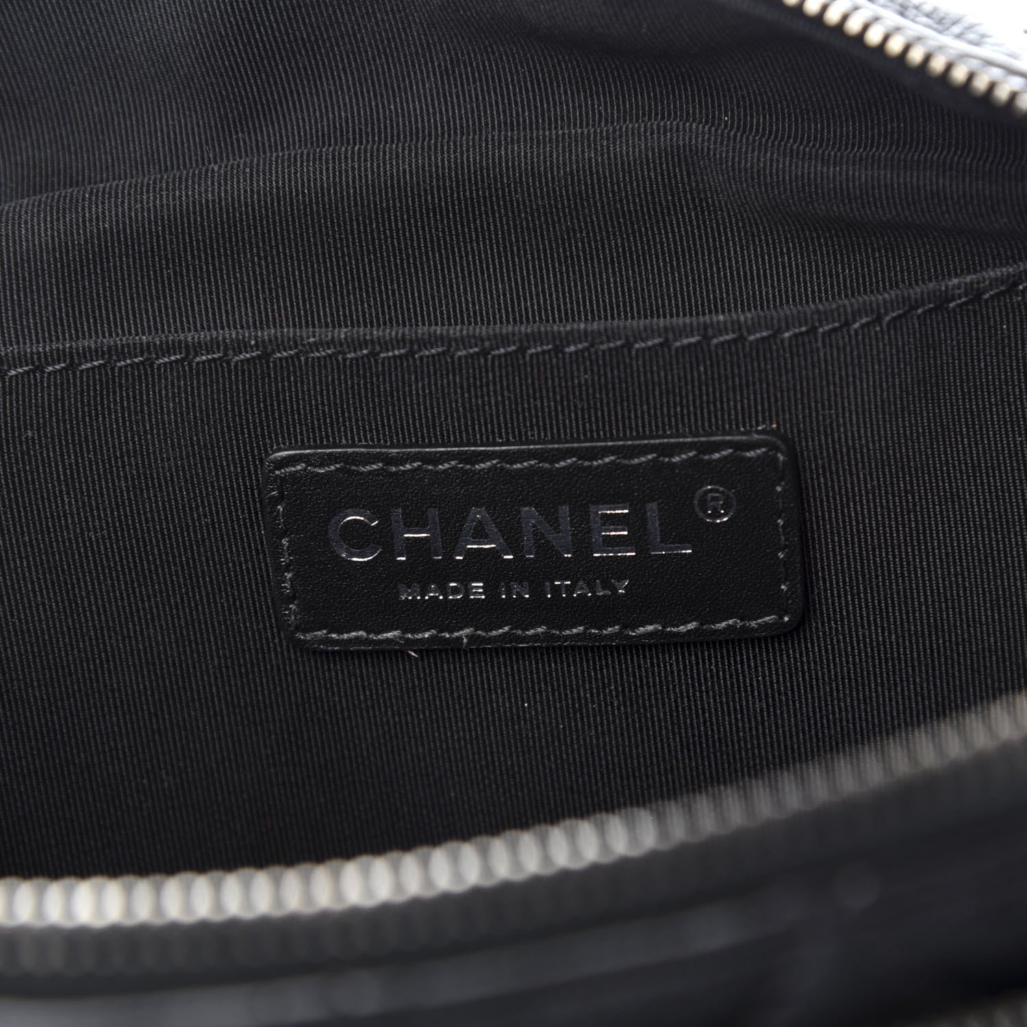 Chanel Calfskin Quilted Waist Bag Black 6 of 9