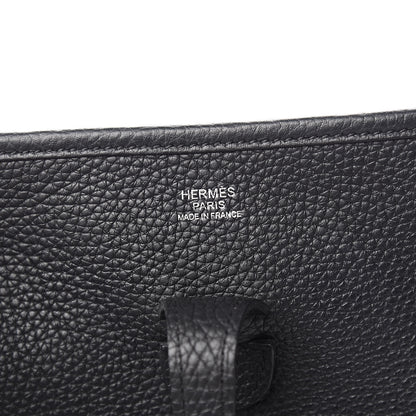 Hermes Taurillon Clemence Evelyne III PM Black 6 of 10