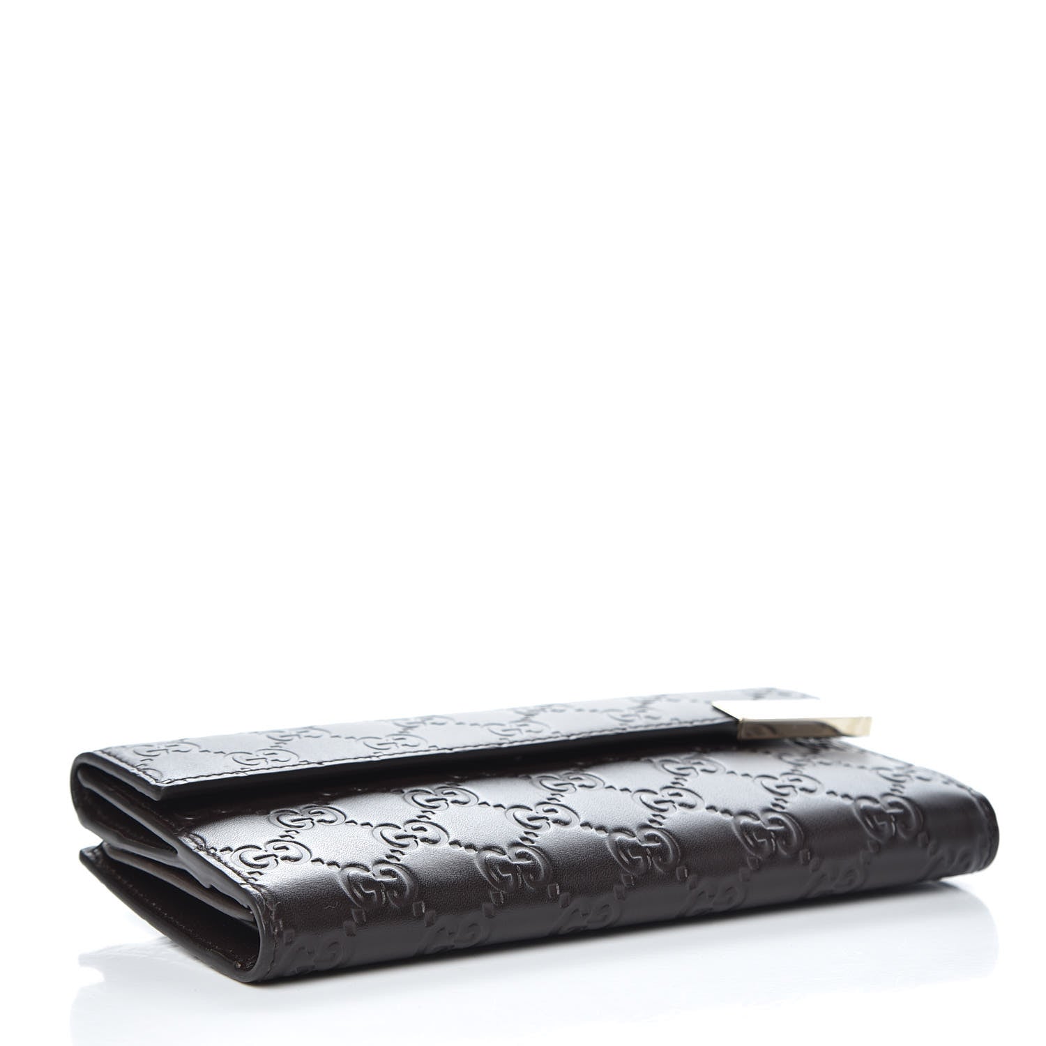 Gucci Guccissima Signature Dice Continental Wallet Chocolate 4 of 7
