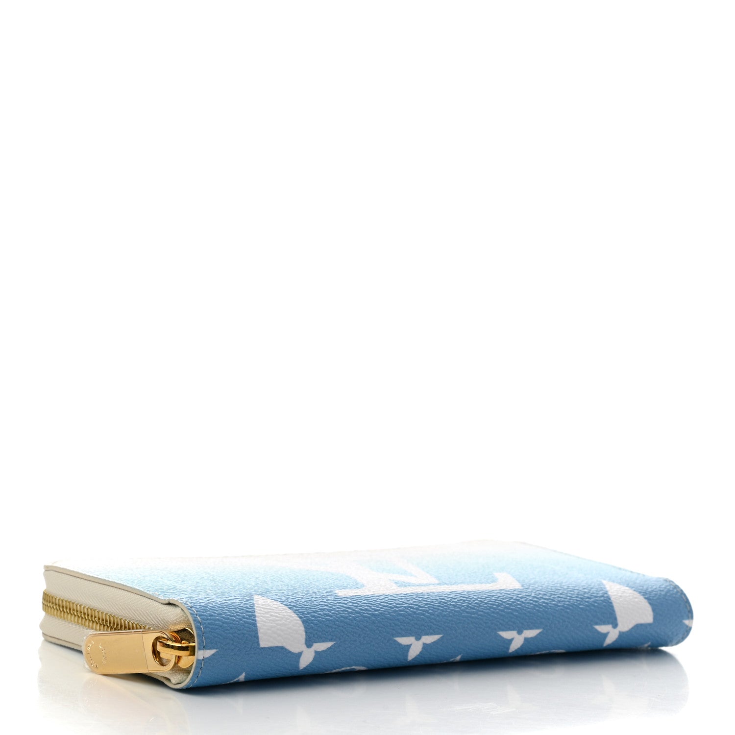 Louis Vuitton Monogram Giant By The Pool Zippy Wallet Blue 4 of 7