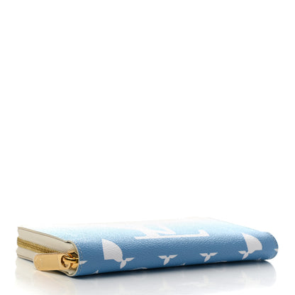Louis Vuitton Monogram Giant By The Pool Zippy Wallet Blue 4 of 7
