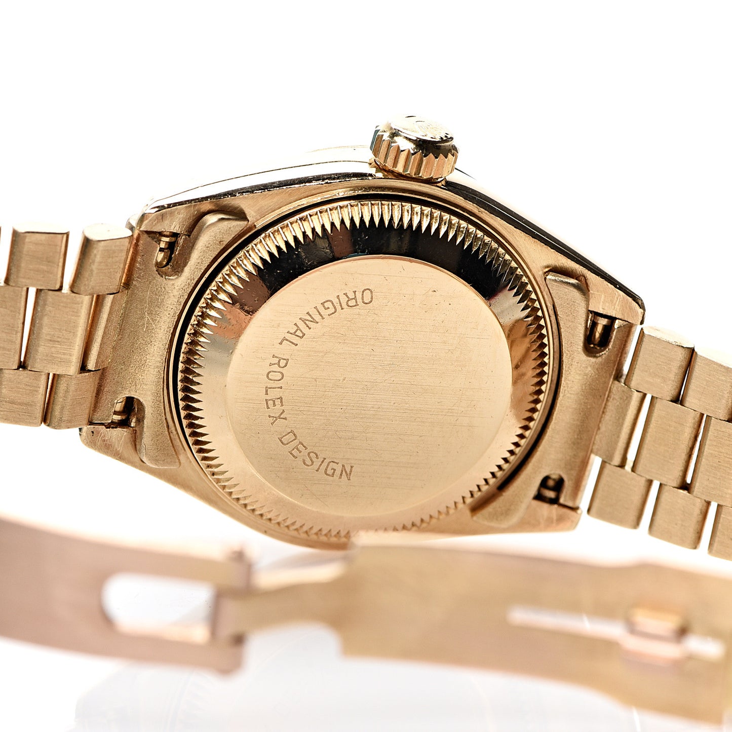 18K Yellow Gold Diamond Ruby 26mm Datejust President Watch Champagne 69178