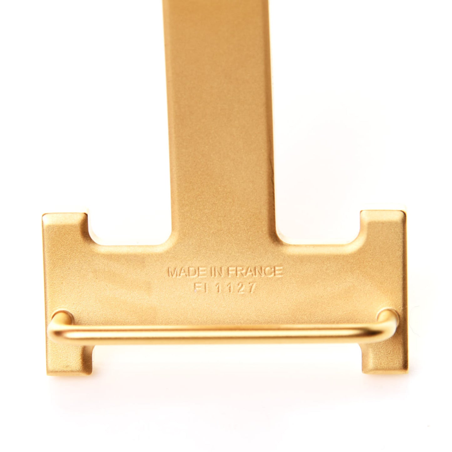 Box Taurillon Clemence 32mm H Belt 85 Black Gold