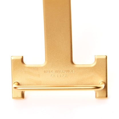 Hermes Box Taurillon Clemence 32mm H Belt 85 Black Gold 4 of 5