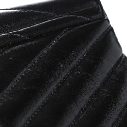 Saint Laurent Calfskin Y Quilted Monogram Small Loulou Chain Satchel Black 14 of 14