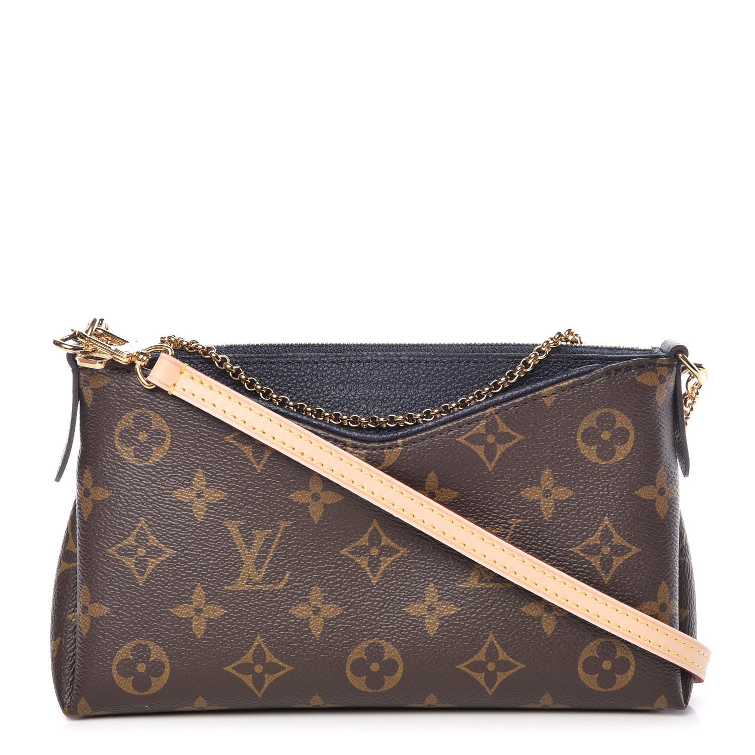 Louis Vuitton Monogram Pallas Clutch Blue Marine 1 of 10