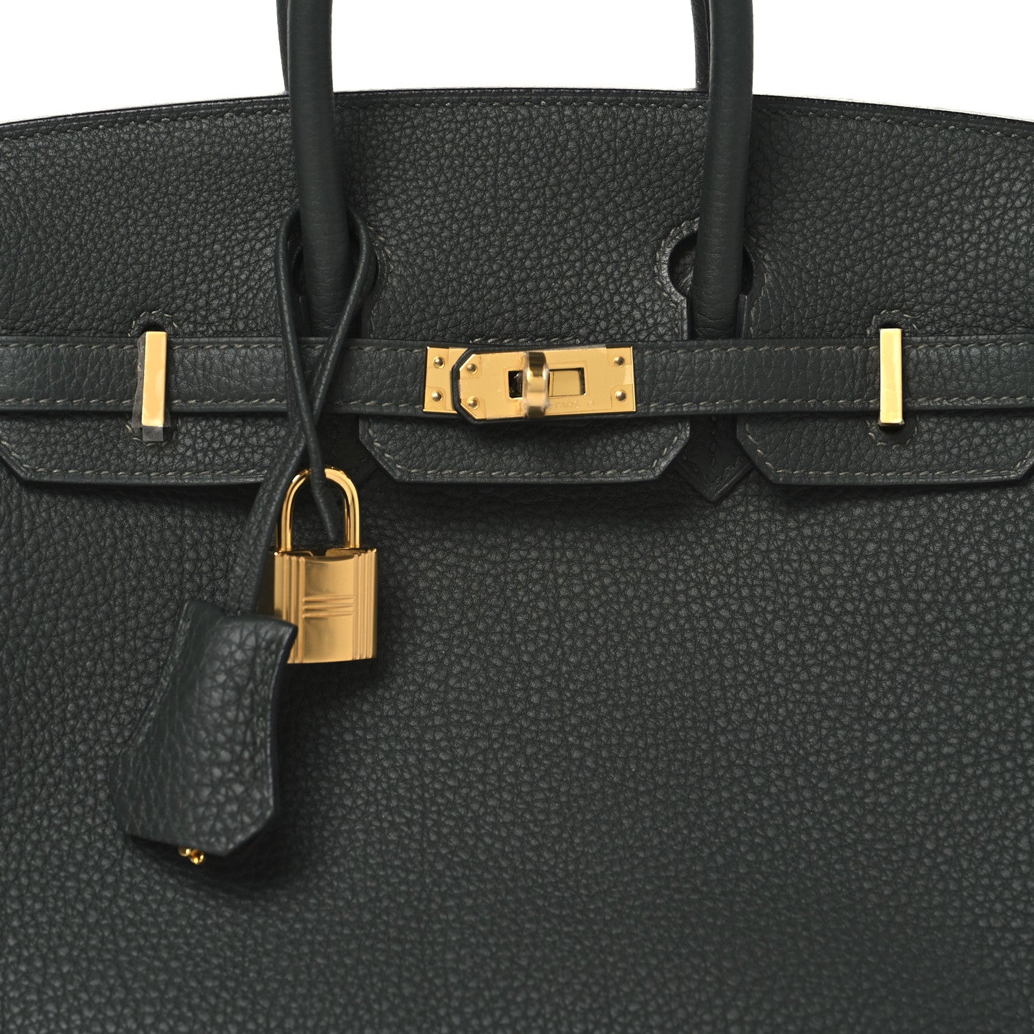 Hermes Togo Birkin 25 Vert Fonce 8 of 13