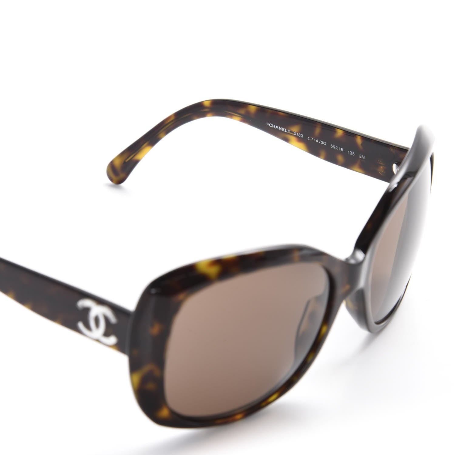 Chanel CC Sunglasses 5183-A Tortoise 6 of 10
