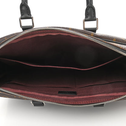 Louis Vuitton Monogram Macassar Porte-Documents Voyage PM 5 of 9