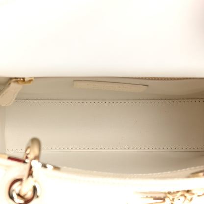 Christian Dior Lizard Mini Lady Dior White 5 of 11