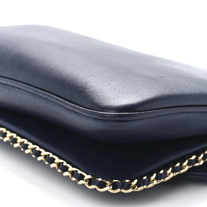 Chanel Lambskin Quilted Large CC Unchained Crossbody Navy 11 of 11