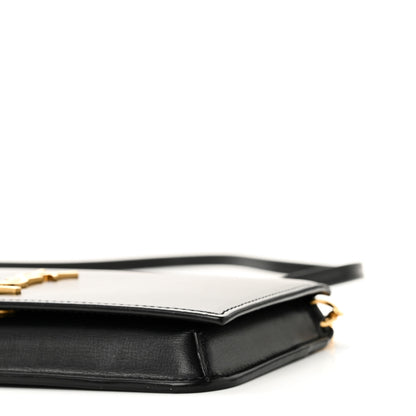 Saint Laurent Smooth Calfskin Monogram Phone Holder Crossbody Black 9 of 10