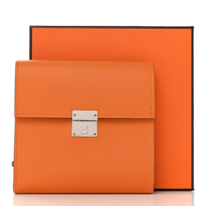 Hermes Epsom Clic 12 Wallet Orange 10 of 10