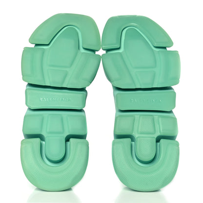 Balenciaga Technical 3D Recycled Knit Womens Speed 2.0 Transparent Sole Sneakers 41 Mint 5 of 8