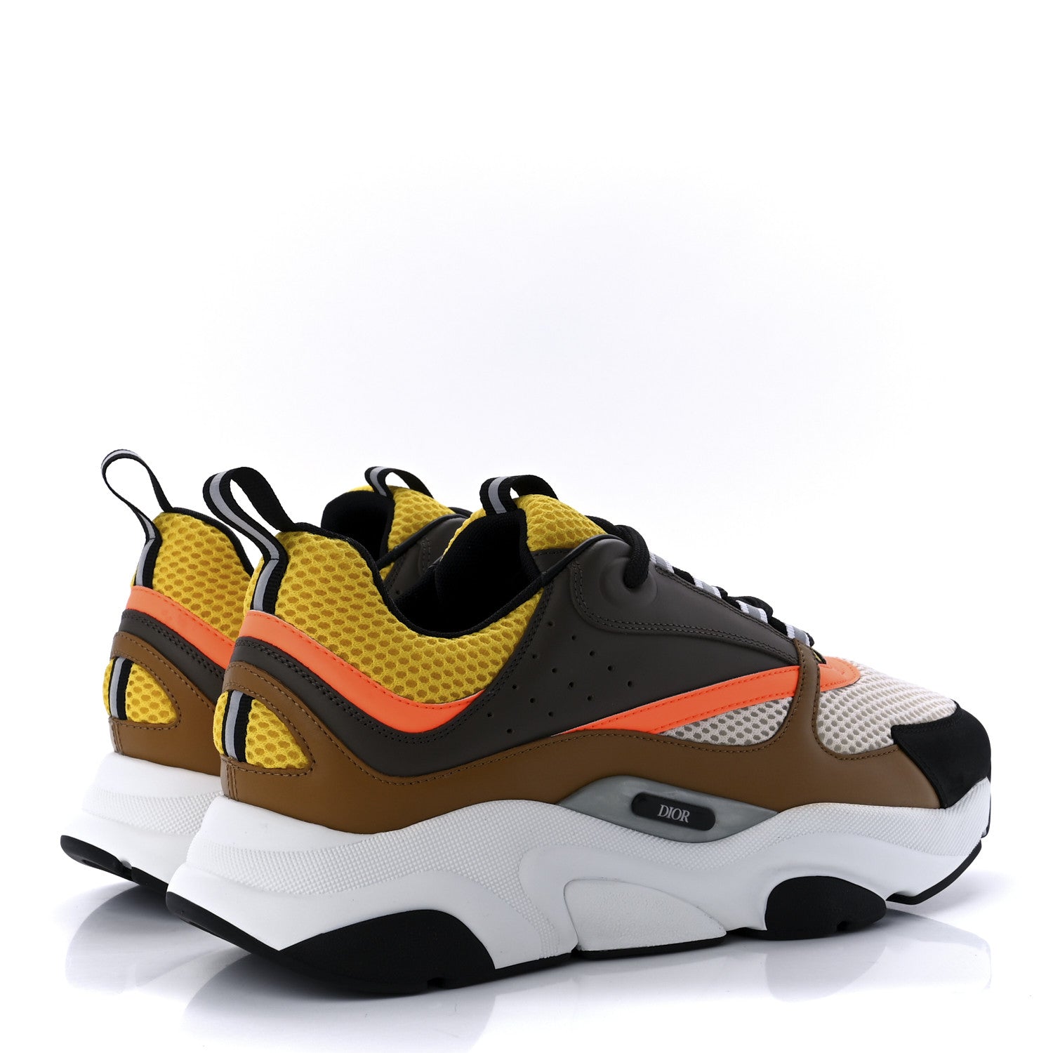 Christian Dior Technical Mesh Calfskin Mens B22 Sneakers 44 Multicolor 4 of 8