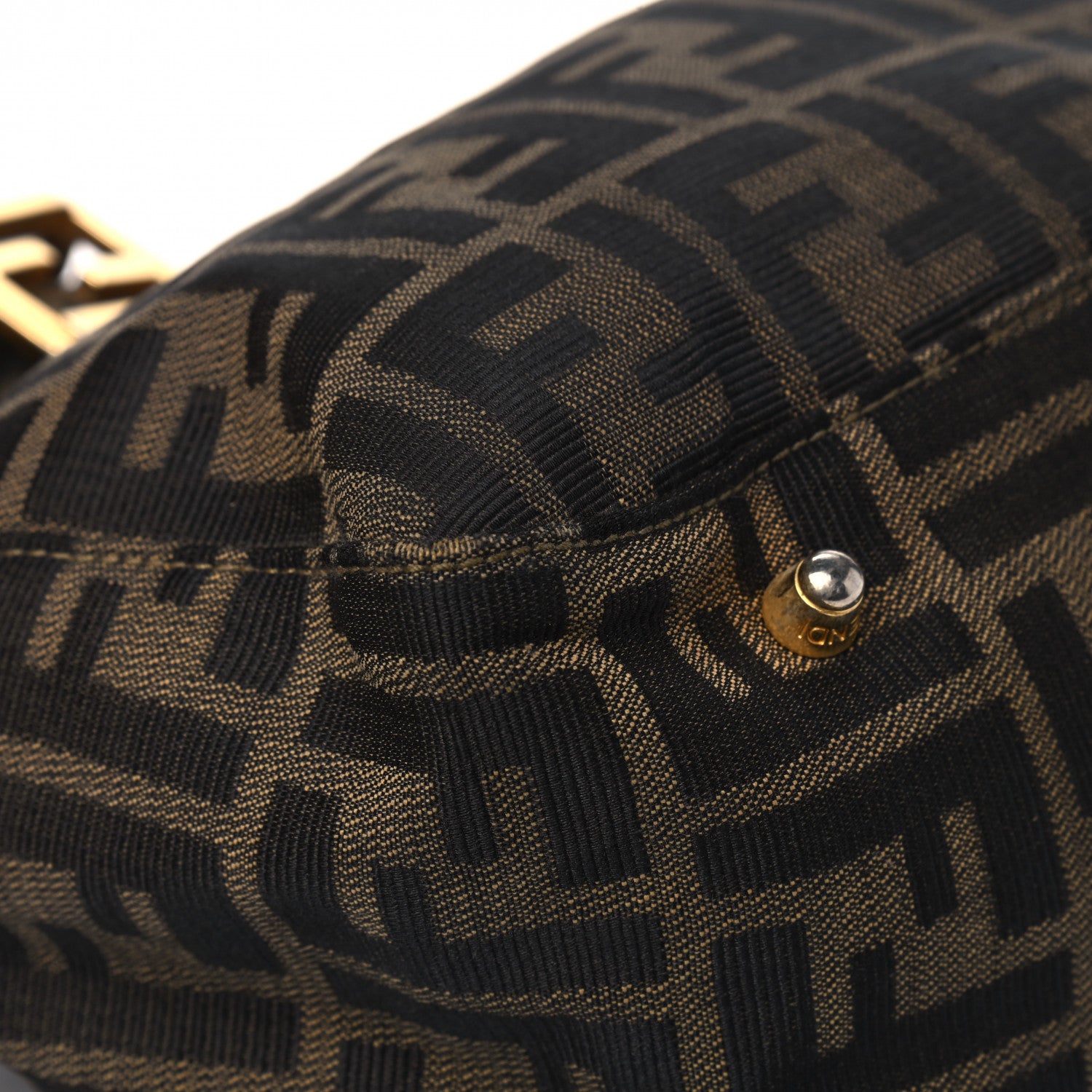 Fendi Zucca Small Holdall Tote Tobacco 6 of 13