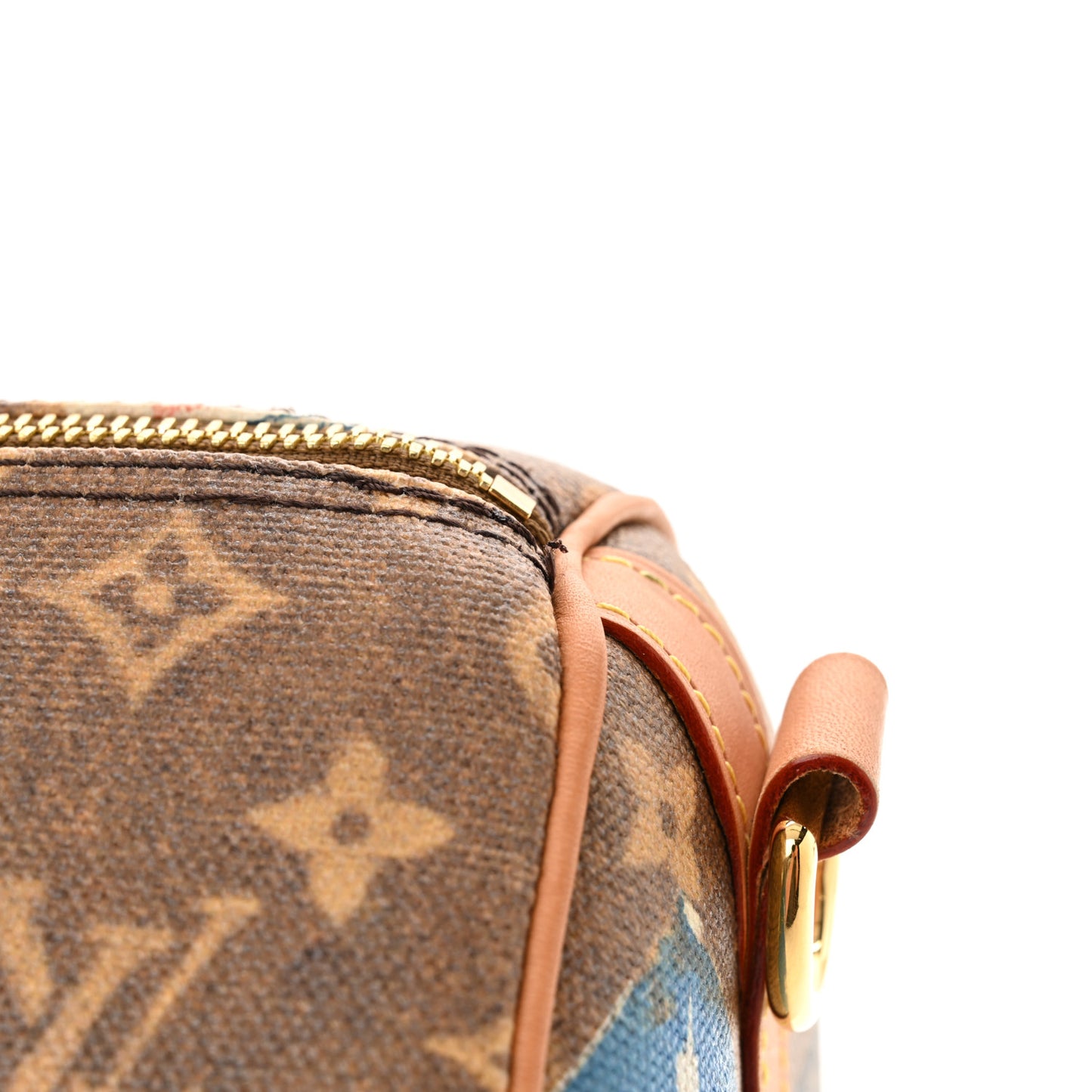 Monogram Hotel Labels Speedy Bandouliere 30