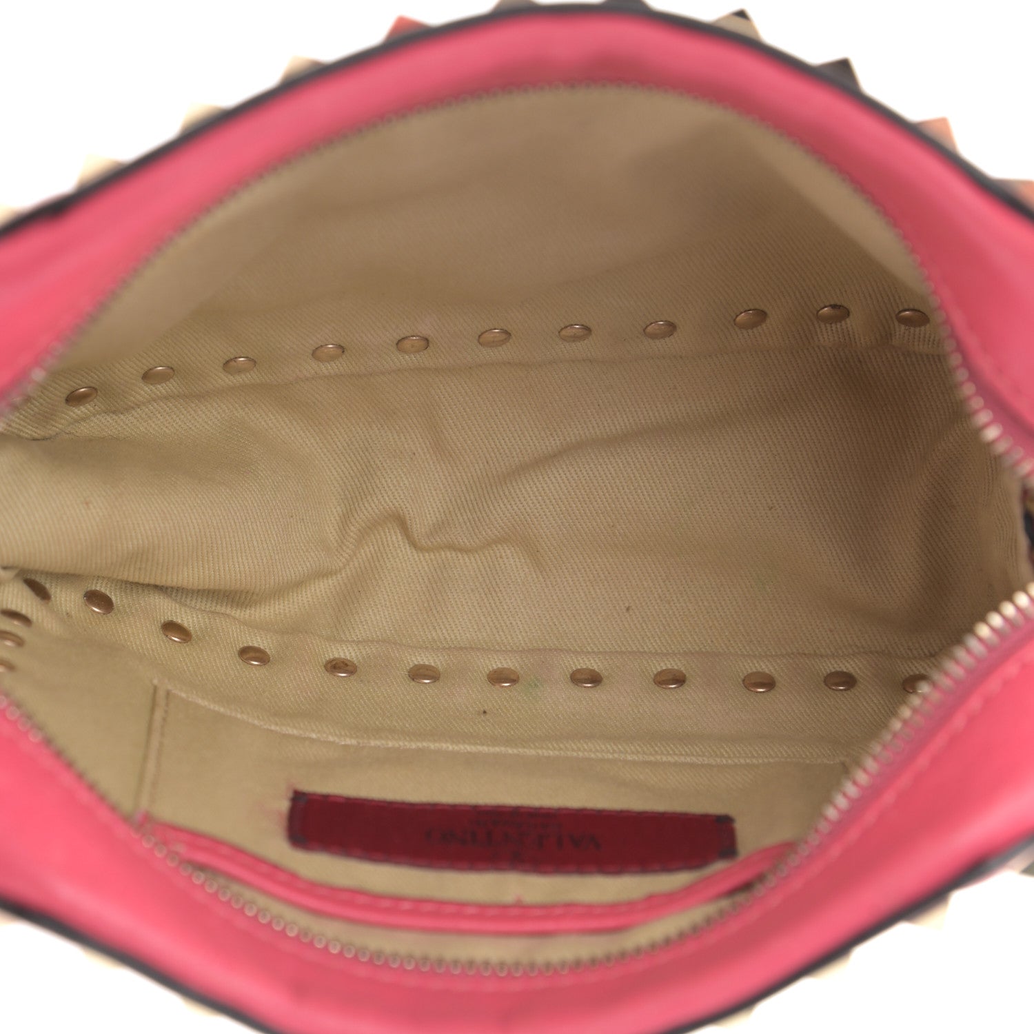 Valentino Garavani Calfskin Rockstud Camera Crossbody Bag Deep Rose 7 of 12