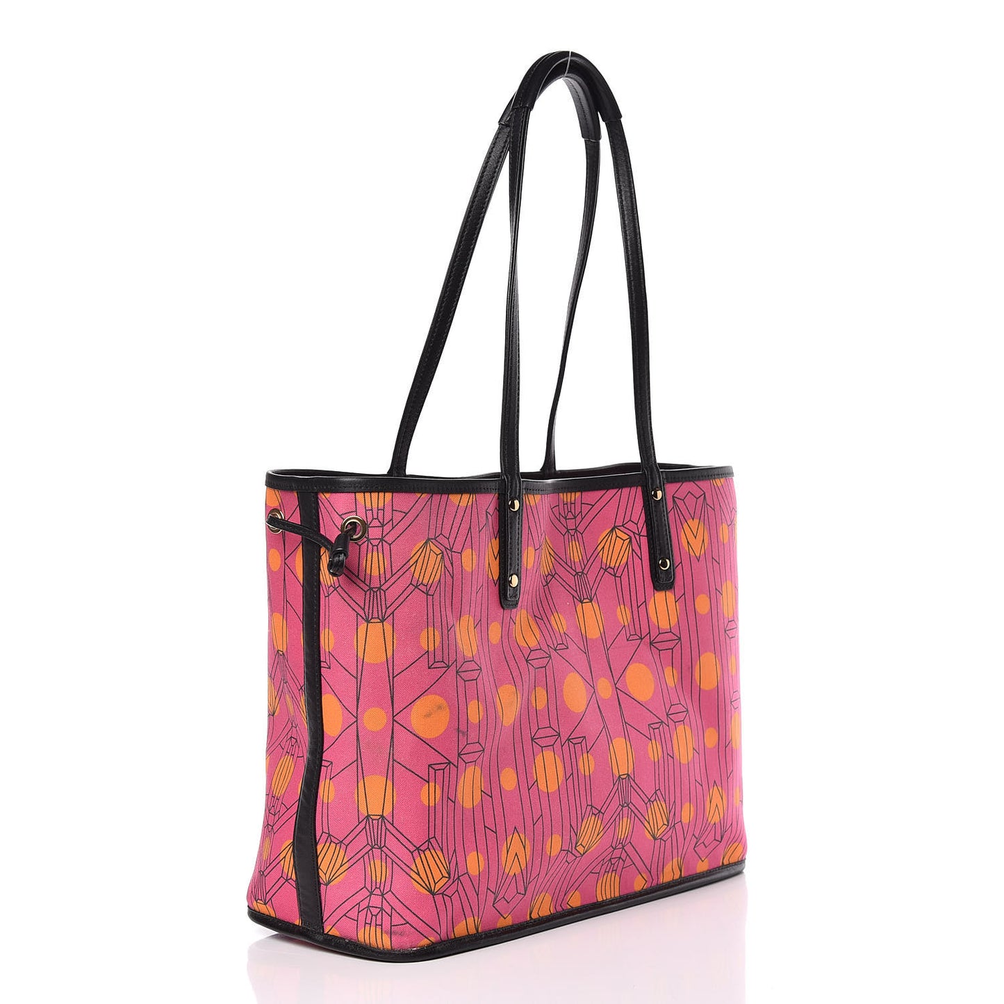 Visetos Medium Reversible Liz Shopper Tote Pink