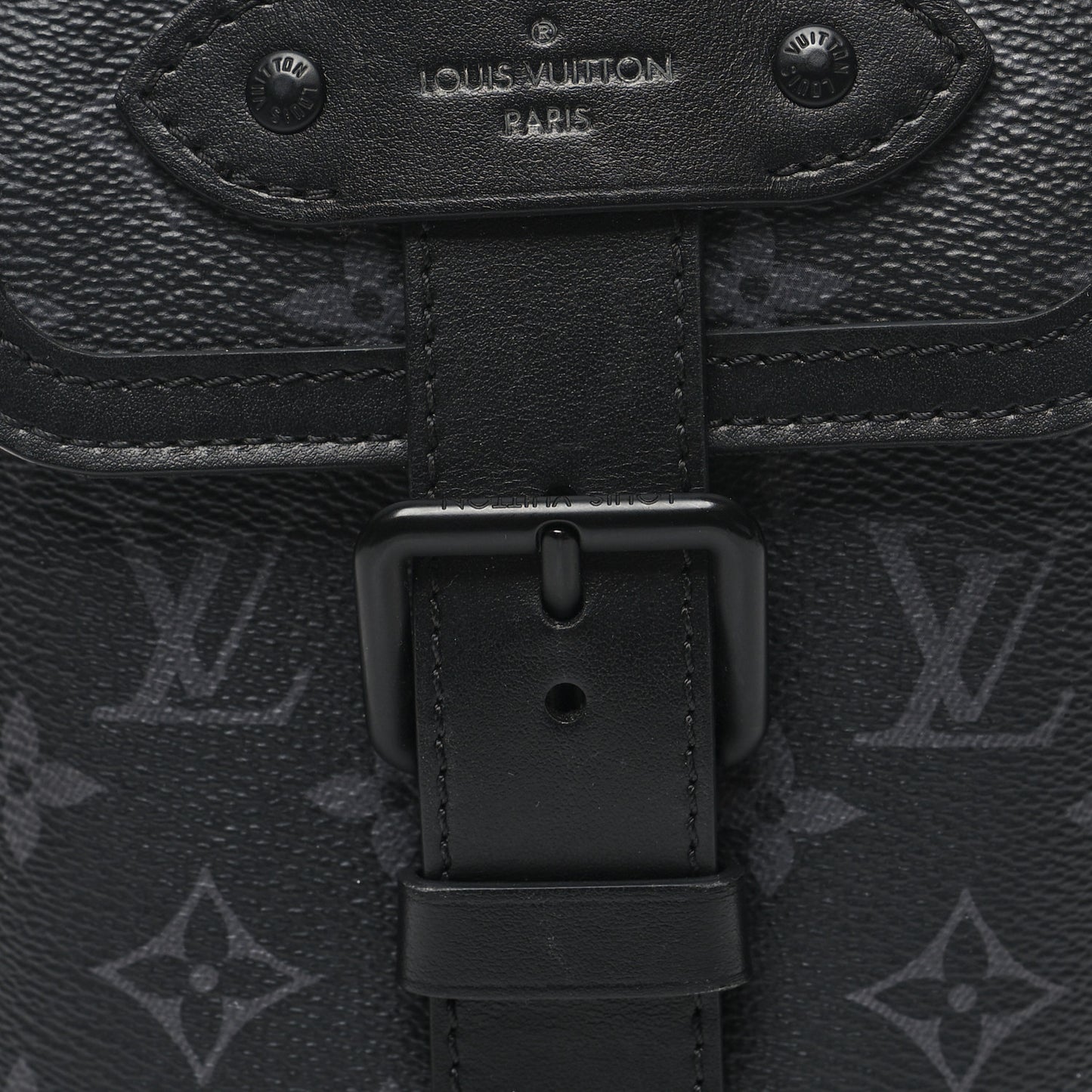 Monogram Eclipse Saumur Slingbag Black