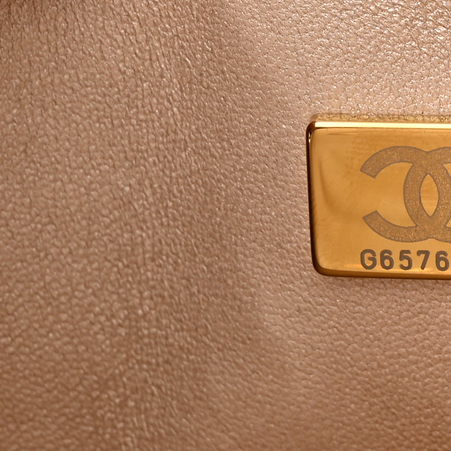 Chanel Metallic Goatskin Quilted Ombre Medium Double Flap Gold 7 of 11