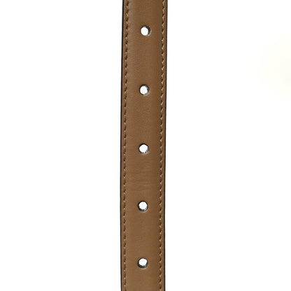 Fendi Vitello Liberty FF Infilature Ceylon 2CM Belt 90 36 Cuoio 6 of 6
