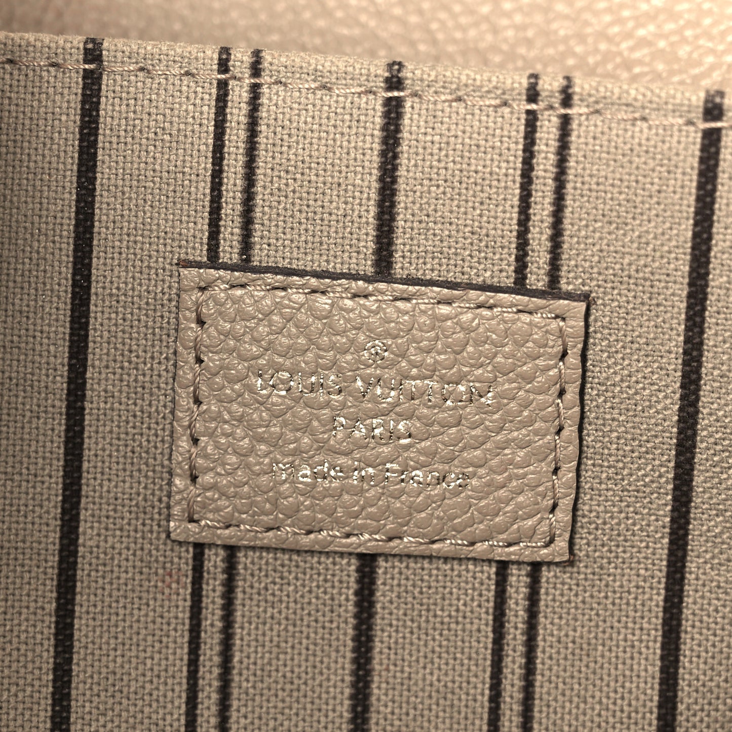 Empreinte Pochette Metis Tourterelle