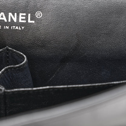 Chanel Distressed Patent Quilted 2.55 Reissue 227 Flap Black 8 of 13