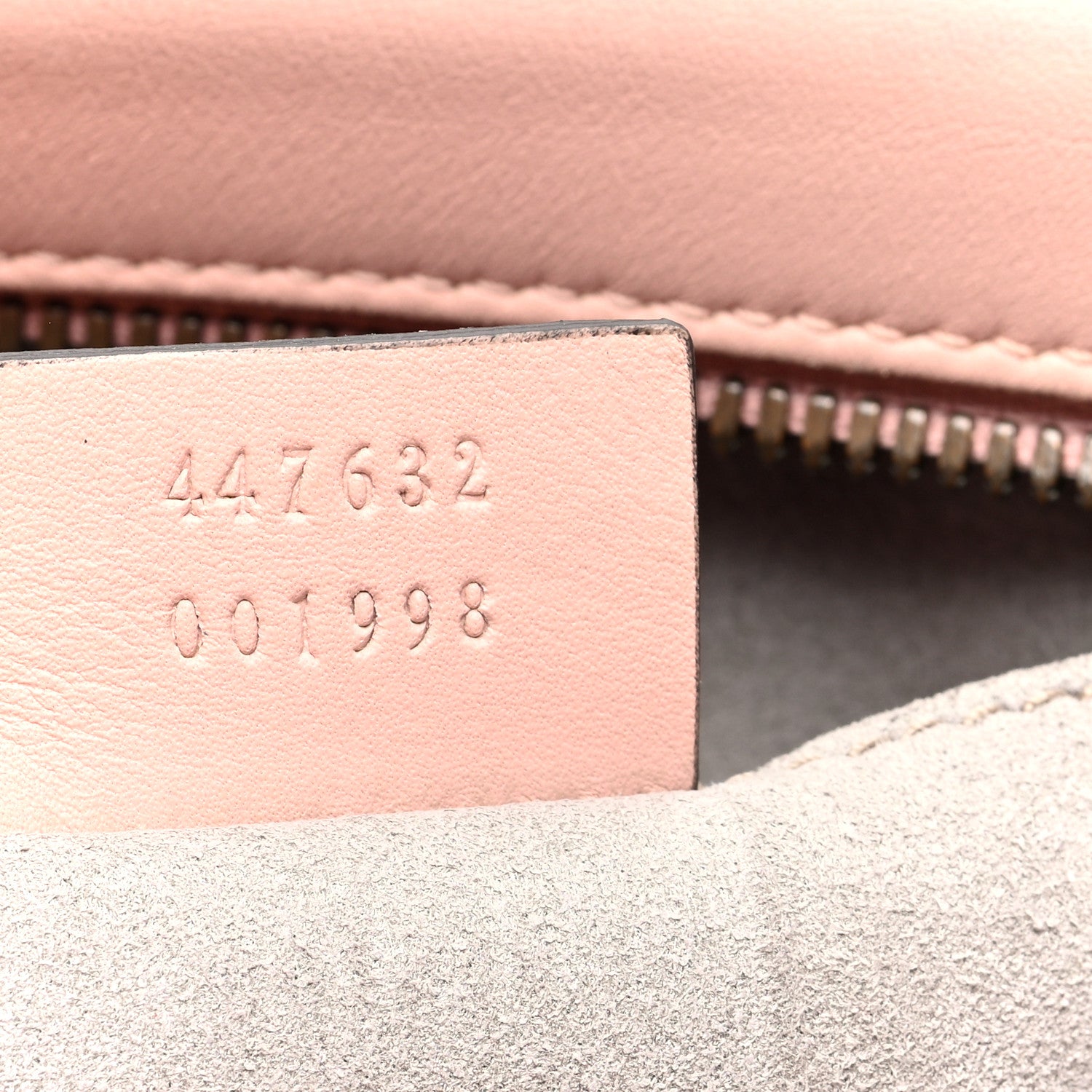 Gucci Calfskin Matelasse GucciGhost Small GG Marmont Chain Shoulder Bag Perfect Pink Rosa Ivory 7 of 10
