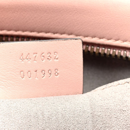 Gucci Calfskin Matelasse GucciGhost Small GG Marmont Chain Shoulder Bag Perfect Pink Rosa Ivory 7 of 10