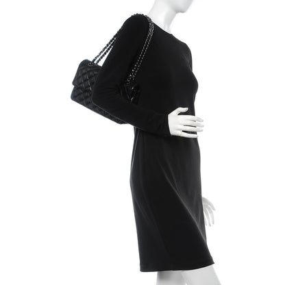 Chanel Lambskin Quilted Medium Double Flap Black 2 of 12