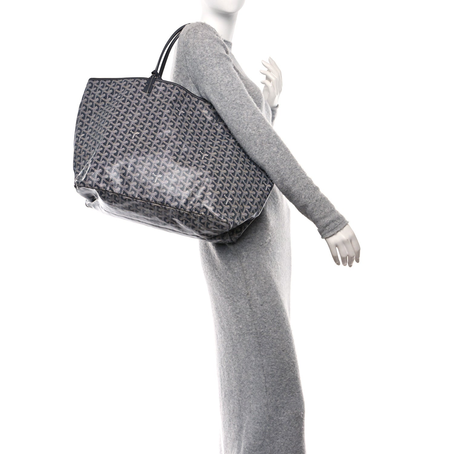 Goyard Goyardine Saint Louis GM Grey 2 of 12