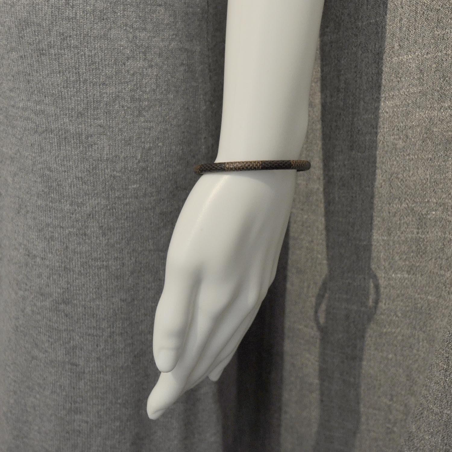 Louis Vuitton Damier Ebene Keep It Bracelet 4 of 4