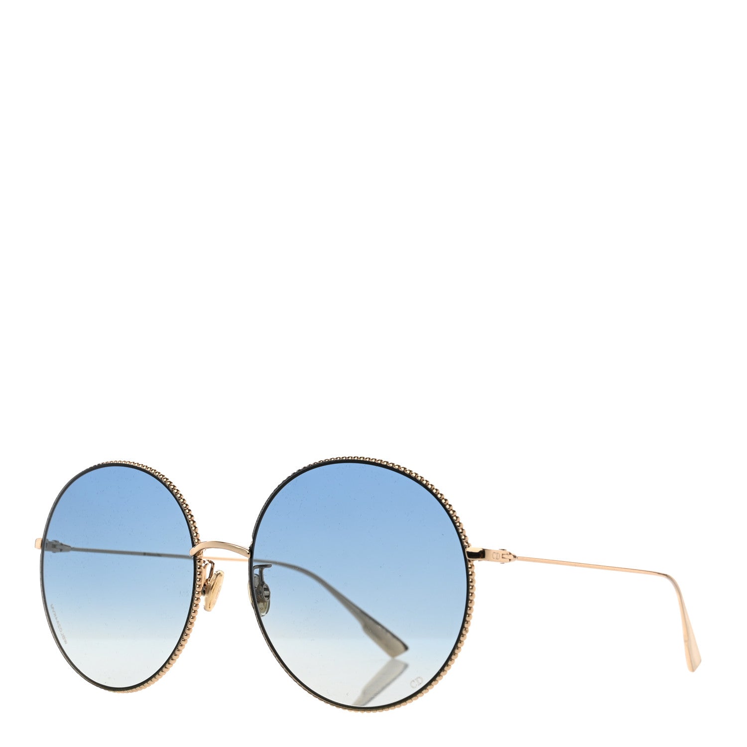 Christian Dior Society 3 Aviator Sunglasses Blue 1 of 9