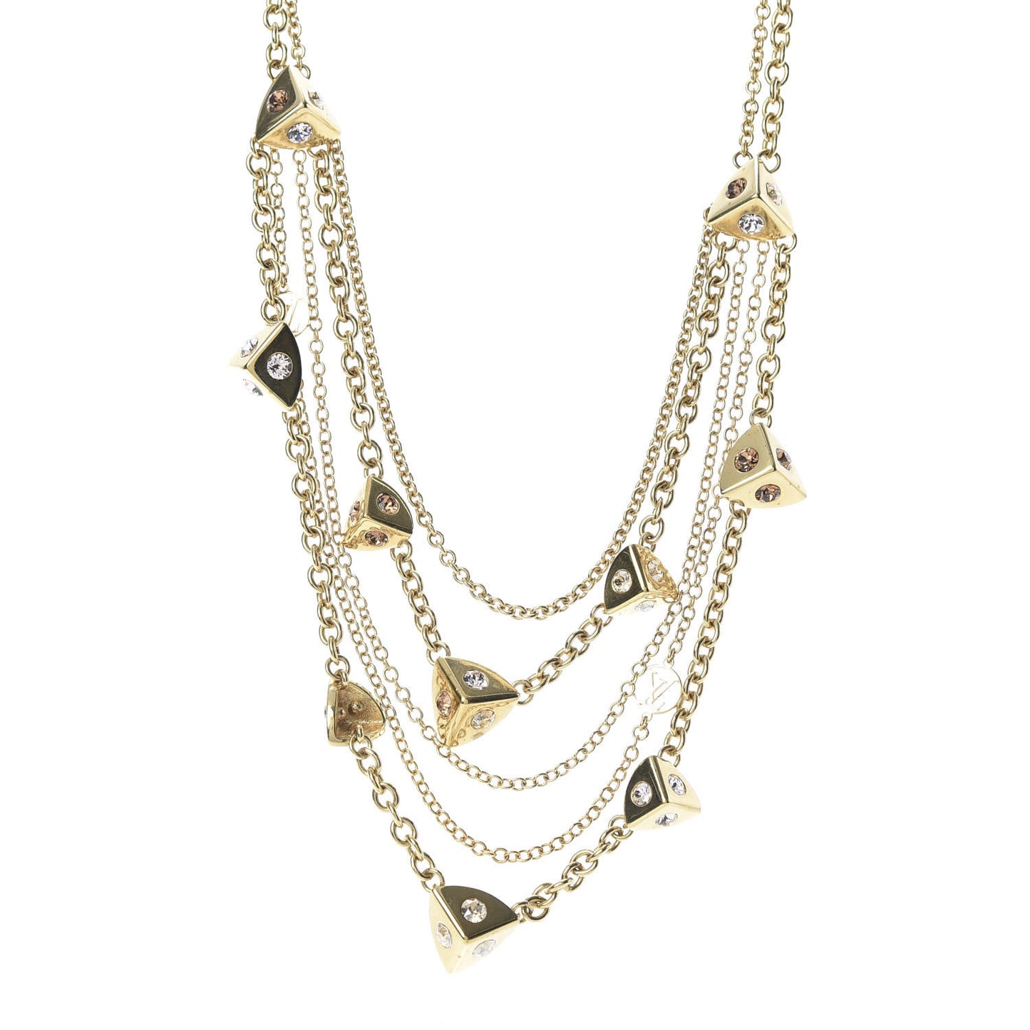 Trunkies Strass Necklace Gold