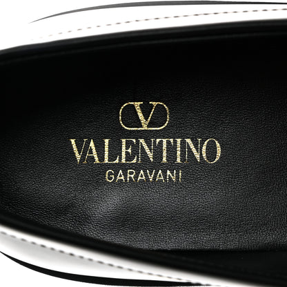 Valentino Garavani Calfskin Rockstud Loafers 38.5 Black 6 of 9