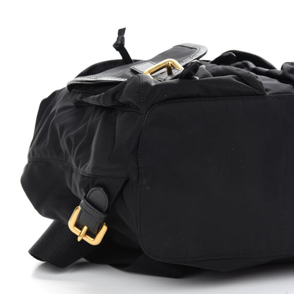 Prada Nylon Vela Saffiano Dragon Backpack Black 7 of 8