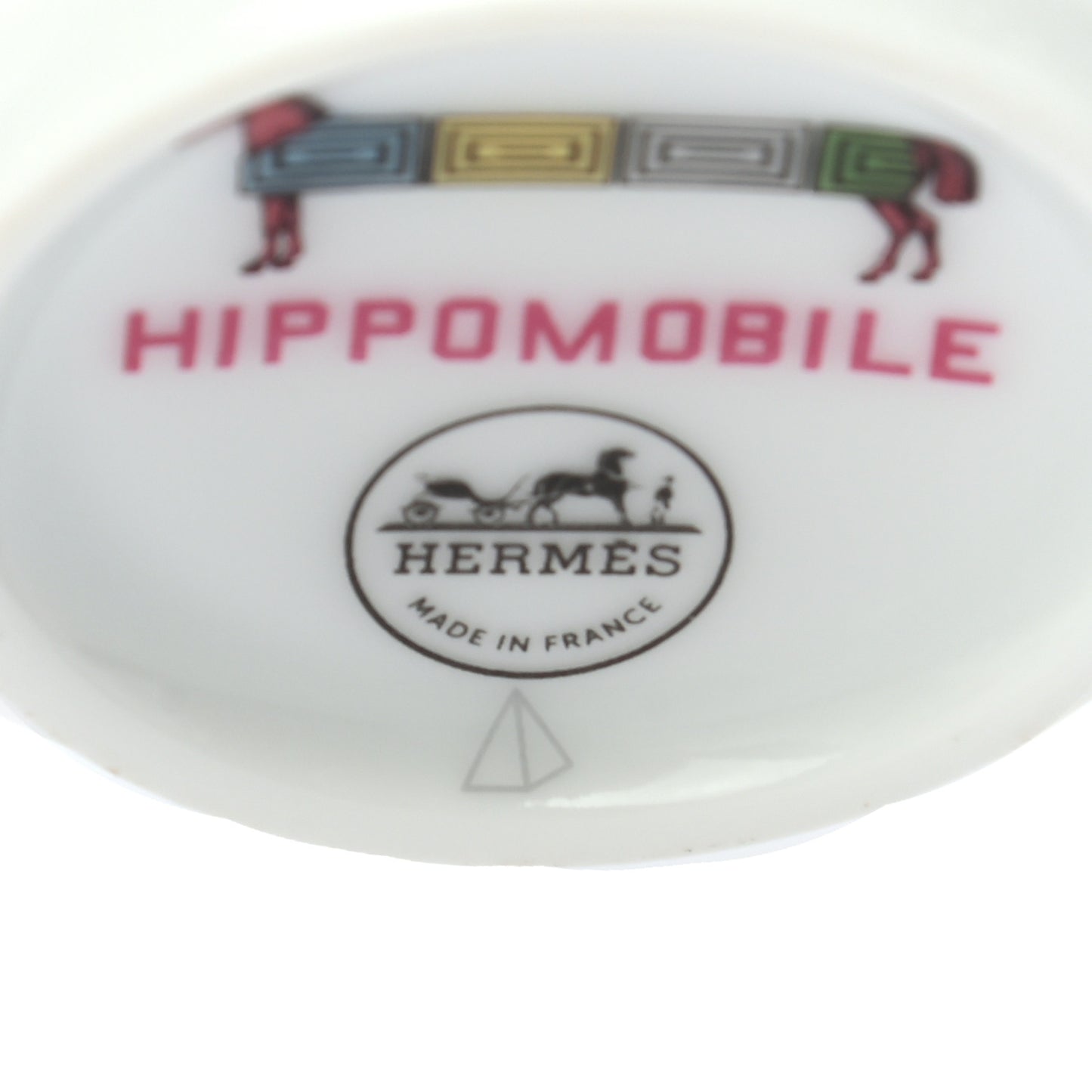 Porcelain Hippomobile Coffee Cup And Saucer Set Of 2
