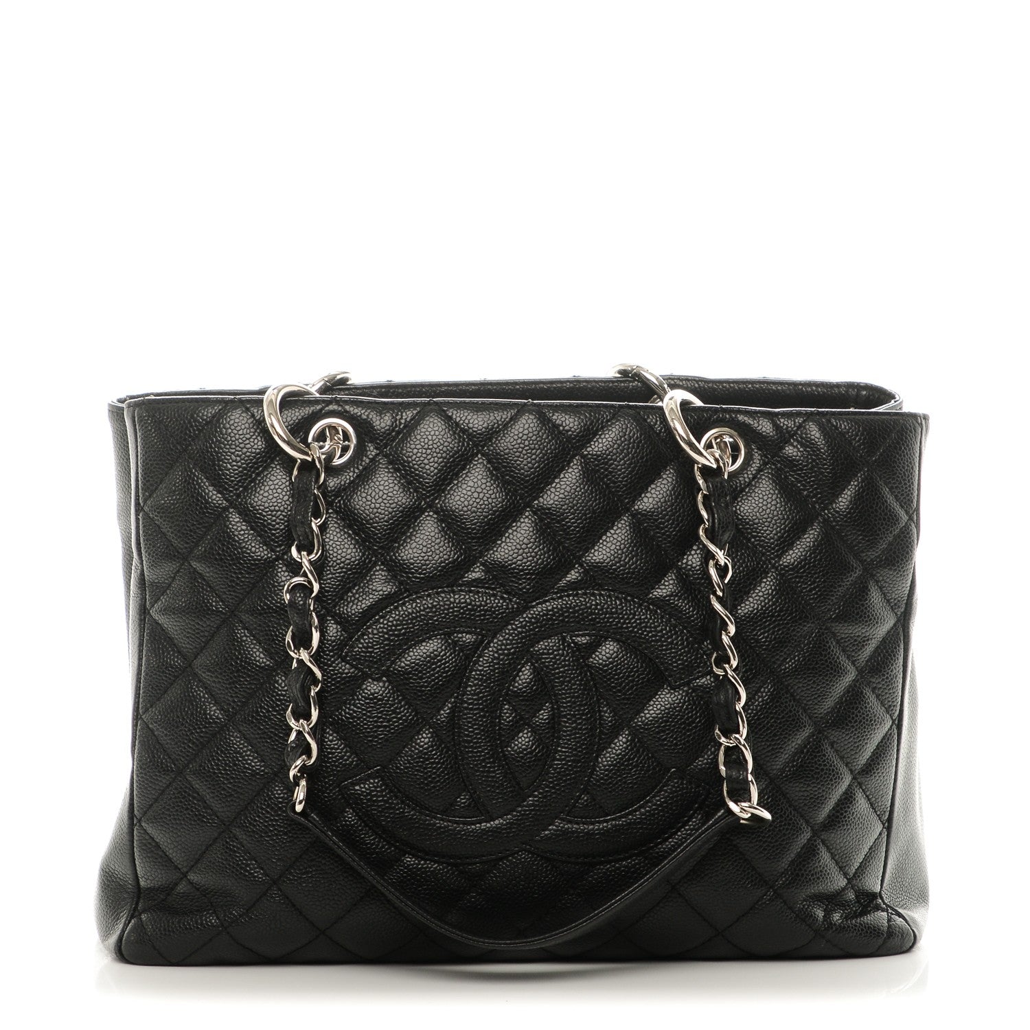 Chanel Caviar Quilted Grand Shopping Tote GST Black 1 of 7