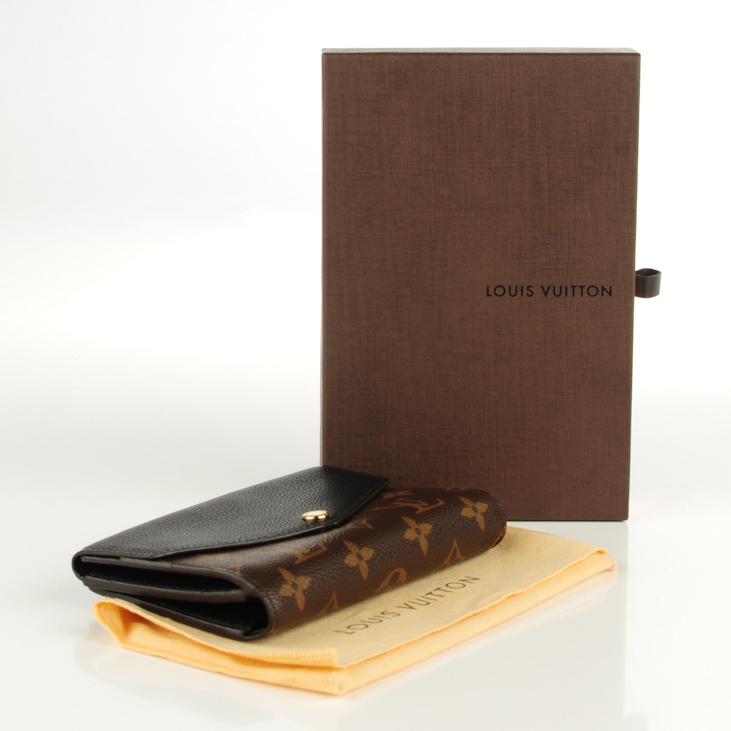 Louis Vuitton Monogram Pallas Compact Wallet Black 4 of 7