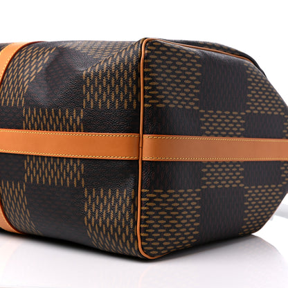 Louis Vuitton x Nigo Giant Damier Ebene Monogram Keepall Bandouliere 50 7 of 8