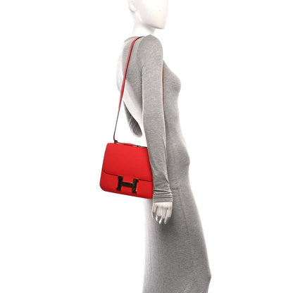 Hermes Epsom Constance 24 Rouge de Coeur 2 of 10