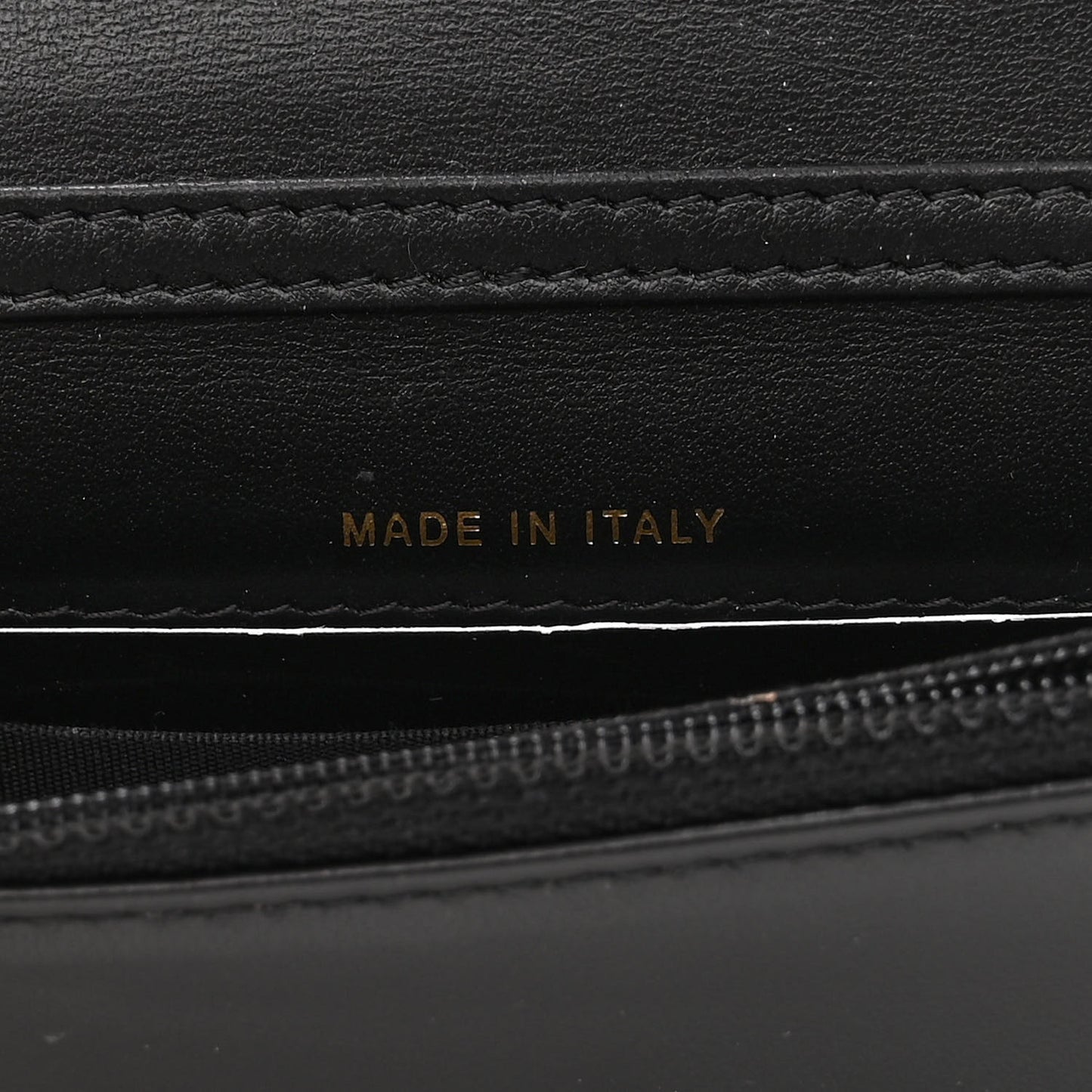 Caviar Quilted Boy Clutch With Chain Black