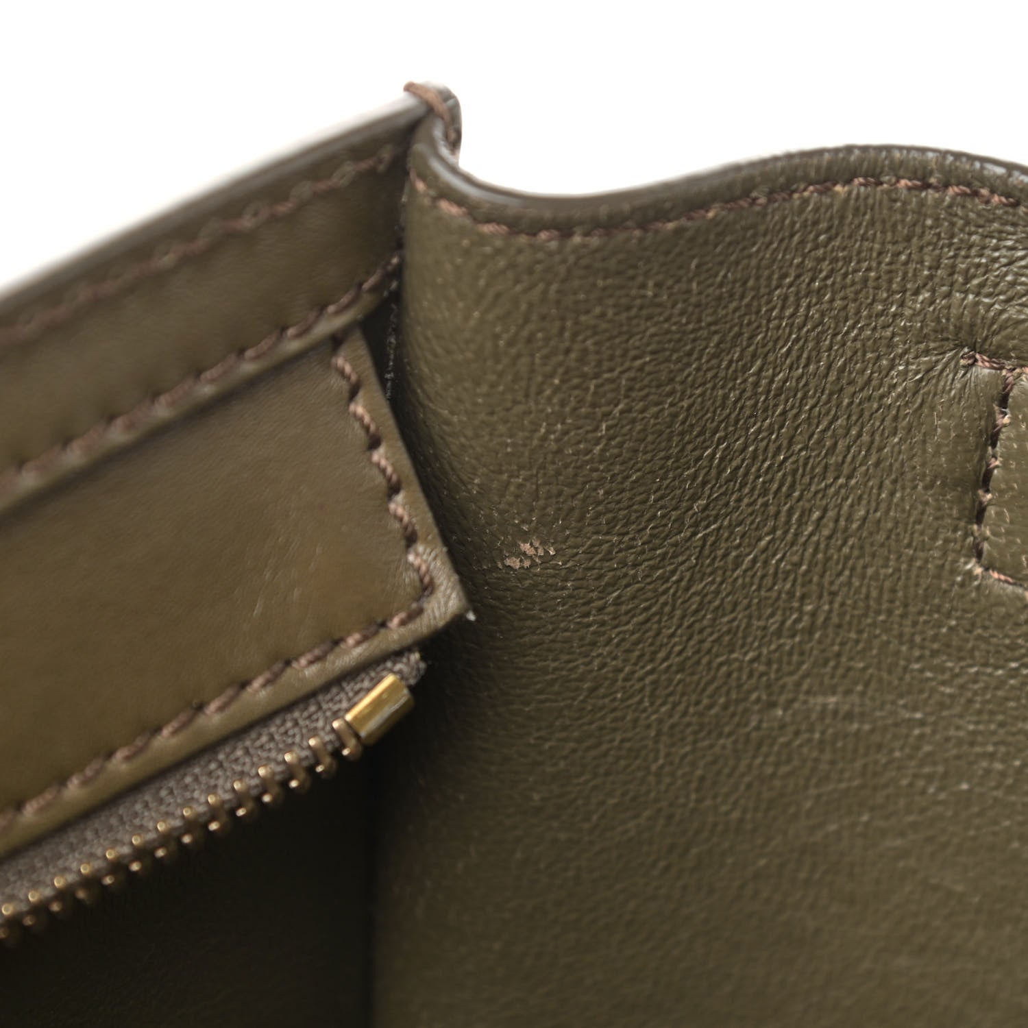 Celine Smooth Calfskin Nano Luggage Khaki 14 of 14